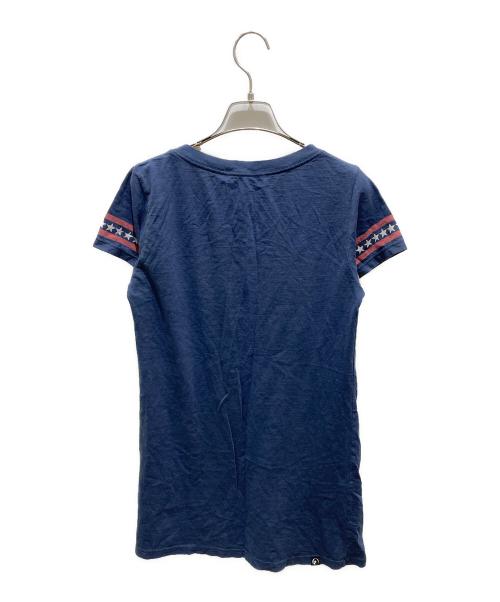 Hysteric Glamour（ヒステリックグラマー）Hysteric Glamour (ヒステリックグラマー) Vネックカットソー　0121CT03 ネイビー サイズ:FREE 未使用品の古着・服飾アイテム