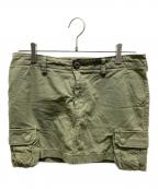 Hysteric Glamourヒステリックグラマー）の古着「ミニスカート」｜グリーン