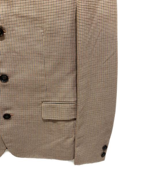 kolor/BEACON（カラービーコン）kolor/BEACON (カラービーコン) 千鳥柄ジャケット ブラウン サイズ:2の古着・服飾アイテム