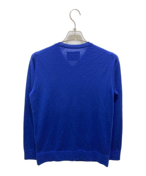 Enharmonic TAVERN（エンハーモニックタヴァーン）Enharmonic TAVERN (エンハーモニックタヴァーン) カシミヤニット ブルー サイズ:44の古着・服飾アイテム