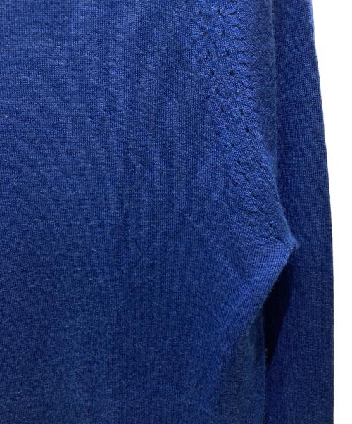 Enharmonic TAVERN（エンハーモニックタヴァーン）Enharmonic TAVERN (エンハーモニックタヴァーン) カシミヤニット ブルー サイズ:44の古着・服飾アイテム