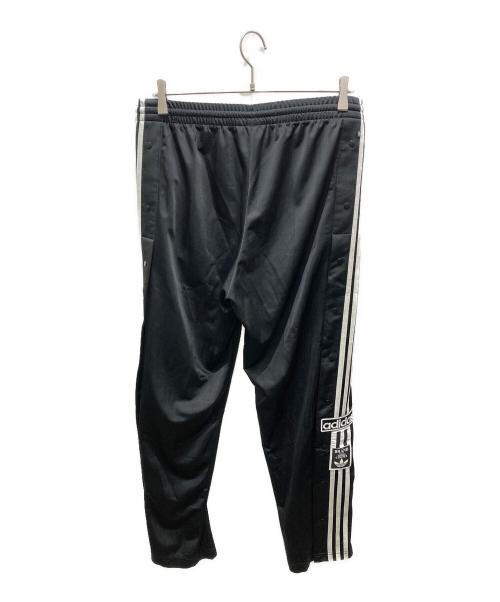 adidas（アディダス）adidas (アディダス) サイドスナップトラックパンツ　NH6098 ブラック サイズ:2XLの古着・服飾アイテム