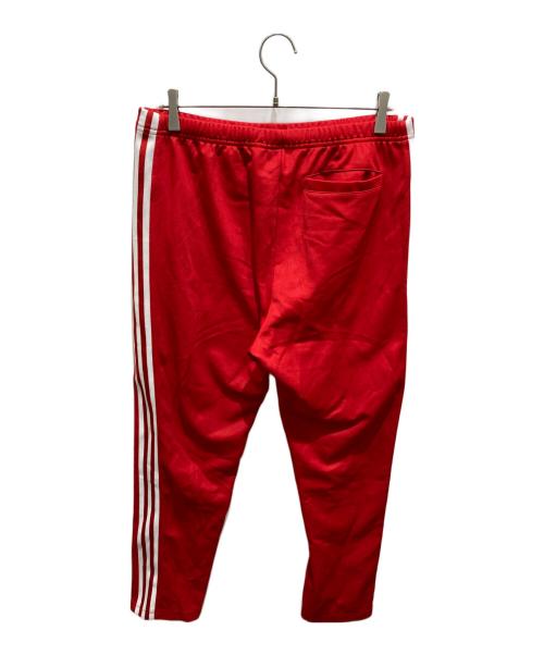 adidas（アディダス）adidas (アディダス) アディカラー クラシックス ベッケンバウアー トラックパンツ レッド×ホワイト サイズ:2XLの古着・服飾アイテム
