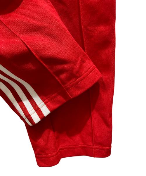 adidas（アディダス）adidas (アディダス) アディカラー クラシックス ベッケンバウアー トラックパンツ レッド×ホワイト サイズ:2XLの古着・服飾アイテム