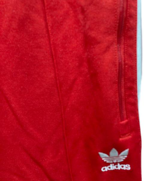 adidas（アディダス）adidas (アディダス) アディカラー クラシックス ベッケンバウアー トラックパンツ レッド×ホワイト サイズ:2XLの古着・服飾アイテム