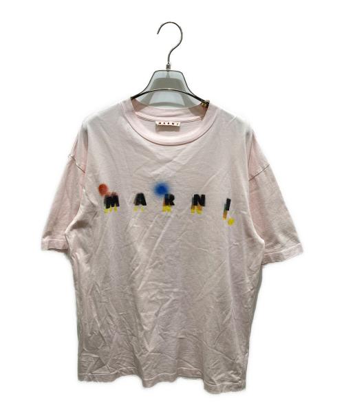 MARNI（マルニ）MARNI (マルニ) プリントTシャツ　THJET49EPGUSCR97 ピンク サイズ:38の古着・服飾アイテム