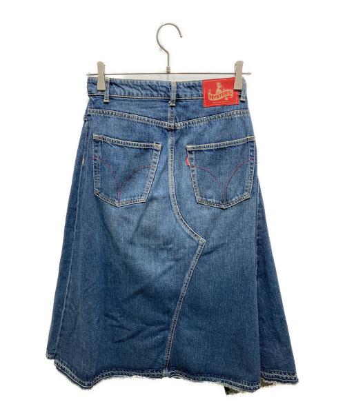 Hysteric Glamour（ヒステリックグラマー）Hysteric Glamour (ヒステリックグラマー) ロングプリーツスカート　01193AK06 ブルー サイズ:Sの古着・服飾アイテム