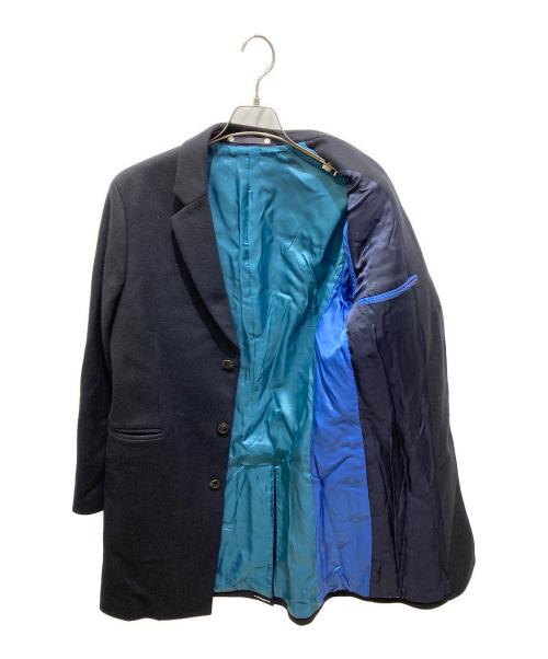 PAUL SMITH（ポールスミス）PAUL SMITH (ポールスミス) カシミヤブレンドチェスターコート ネイビー サイズ:Lの古着・服飾アイテム