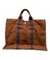 HERMES (エルメス) フールトゥMMトートバッグ ブラウン：14000円