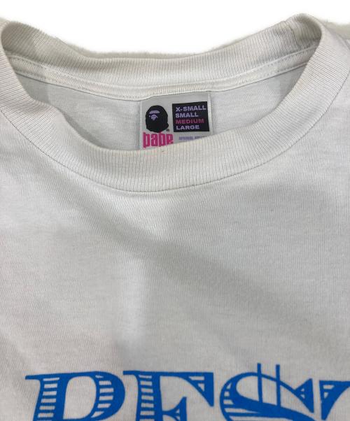 BAPE BY A BATHING APE（ベイプバイアベイシングエイプ）BAPE BY A BATHING APE (ベイプバイアベイシングエイプ) 半袖Tシャツ アイボリー サイズ:Mの古着・服飾アイテム