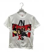Hanesヘインズ）の古着「半袖Tシャツ　 シングルステッチ INXS」｜ホワイト