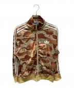 adidasアディダス）の古着「FIREBIRD CAMO Track Top」｜ブラウン