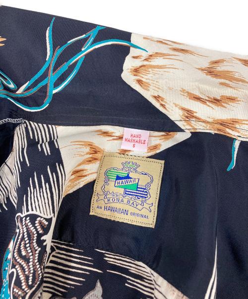 KONA BAY HAWAII（コナベイハワイ）KONA BAY HAWAII (コナベイハワイ) 総柄シャツ ネイビー サイズ:Sの古着・服飾アイテム