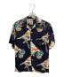 KONA BAY HAWAII（コナベイハワイ）の古着「総柄シャツ」｜ネイビー