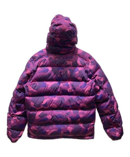 A BATHING APE（ア ベイシング エイプ）A BATHING APE (ア ベイシング エイプ) ダウンジャケット パープル サイズ:Mの古着・服飾アイテム