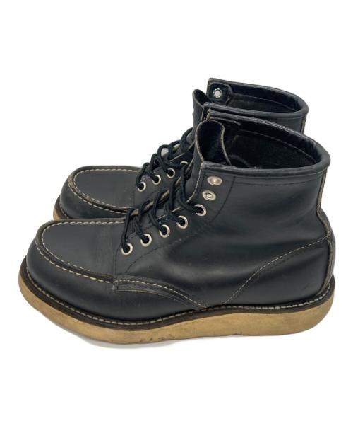 RED WING（レッドウィング）RED WING (レッドウィング) Irish Setter 6 MOC TOE　9R22252 ブラック サイズ:4Eの古着・服飾アイテム