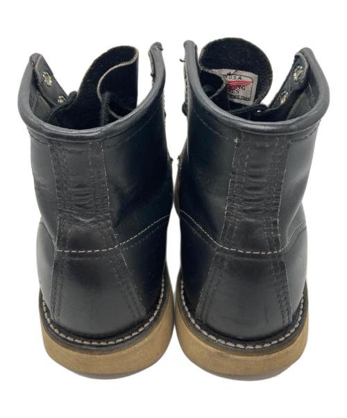 RED WING（レッドウィング）RED WING (レッドウィング) Irish Setter 6 MOC TOE　9R22252 ブラック サイズ:4Eの古着・服飾アイテム