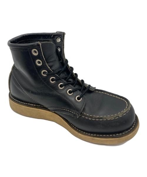 RED WING（レッドウィング）RED WING (レッドウィング) Irish Setter 6 MOC TOE　9R22252 ブラック サイズ:4Eの古着・服飾アイテム