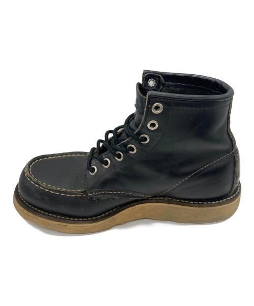 RED WING（レッドウィング）RED WING (レッドウィング) Irish Setter 6 MOC TOE　9R22252 ブラック サイズ:4Eの古着・服飾アイテム