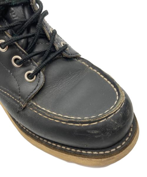RED WING（レッドウィング）RED WING (レッドウィング) Irish Setter 6 MOC TOE　9R22252 ブラック サイズ:4Eの古着・服飾アイテム