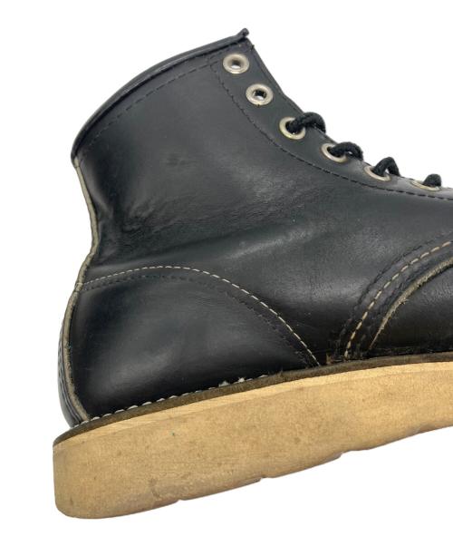 RED WING（レッドウィング）RED WING (レッドウィング) Irish Setter 6 MOC TOE　9R22252 ブラック サイズ:4Eの古着・服飾アイテム