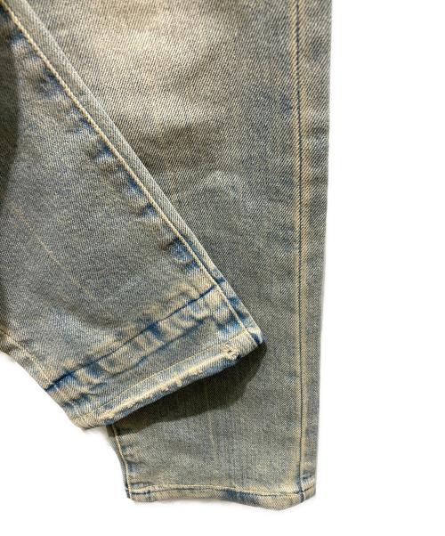 Maison Margiela（メゾンマルジェラ）Maison Margiela (メゾンマルジェラ) ダメージ加工ストレートデニムパンツ　S50LA0084 S30533 インディゴ サイズ:29の古着・服飾アイテム