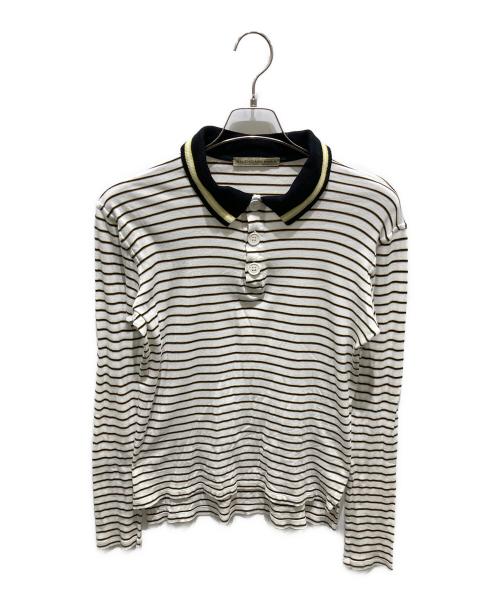 BALENCIAGA（バレンシアガ）BALENCIAGA (バレンシアガ) 長袖ポロシャツ ホワイト サイズ:Sの古着・服飾アイテム