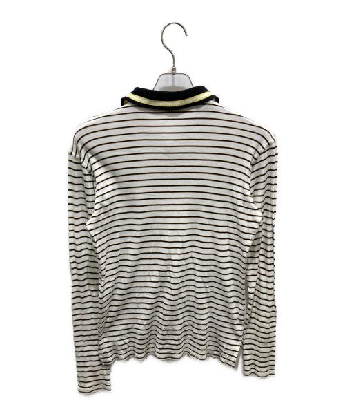 BALENCIAGA（バレンシアガ）BALENCIAGA (バレンシアガ) 長袖ポロシャツ ホワイト サイズ:Sの古着・服飾アイテム
