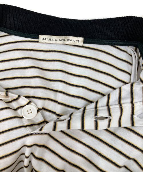 BALENCIAGA（バレンシアガ）BALENCIAGA (バレンシアガ) 長袖ポロシャツ ホワイト サイズ:Sの古着・服飾アイテム
