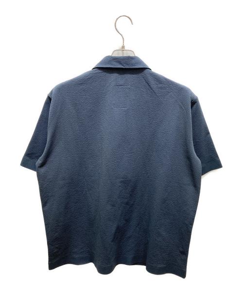 DESCENTE（デサント）DESCENTE (デサント) ハーフジップ半袖シャツ　DLMPJC20 ネイビー サイズ:Mの古着・服飾アイテム