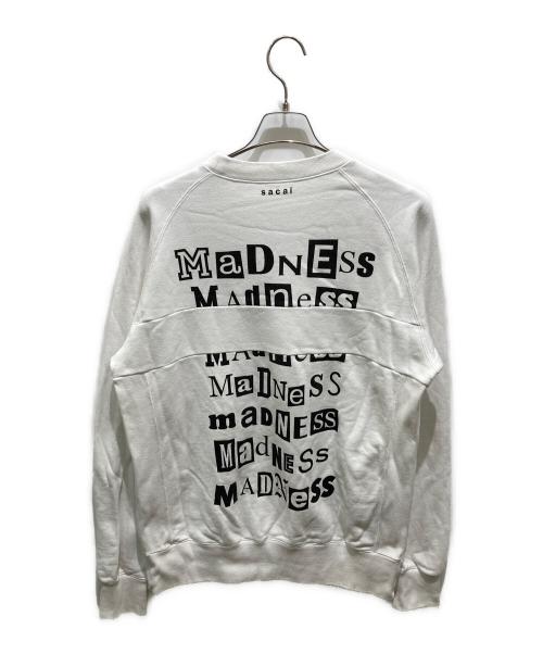 sacai（サカイ）sacai (サカイ) ハンクウィリススウェット ホワイト サイズ:Mの古着・服飾アイテム