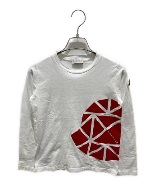 MONCLER（モンクレール）MONCLER (モンクレール) MAGLIA T-SHIRT　G29548D72420 ホワイト サイズ:10Aの古着・服飾アイテム