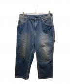 NULL TOKYOヌル トウキョウ）の古着「Denim Painter Pants　NULL-100BM BEAMS 別注」｜インディゴ