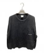 TIGHTBOOTH PRODUCTIONタイトブースプロダクション）の古着「プリントカットソー」｜ブラック