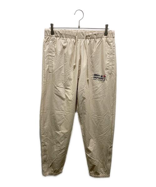 GHOST GOLF GANG（ゴーストゴルフギャング）GHOST GOLF GANG (ゴーストゴルフギャング) ナイロンパンツ ベージュ サイズ:L 未使用品の古着・服飾アイテム