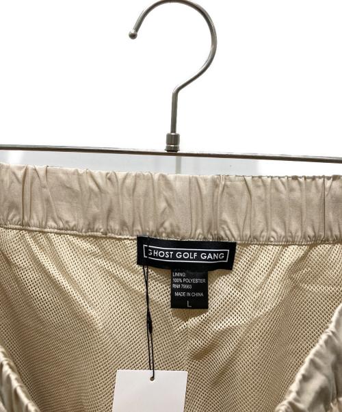 GHOST GOLF GANG（ゴーストゴルフギャング）GHOST GOLF GANG (ゴーストゴルフギャング) ナイロンパンツ ベージュ サイズ:L 未使用品の古着・服飾アイテム