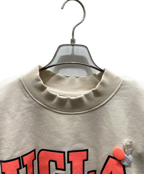 newtone（ニュートン）newtone (ニュートン) クルーネックスウェット　091HAW80-1131 ベージュ サイズ:FREEの古着・服飾アイテム