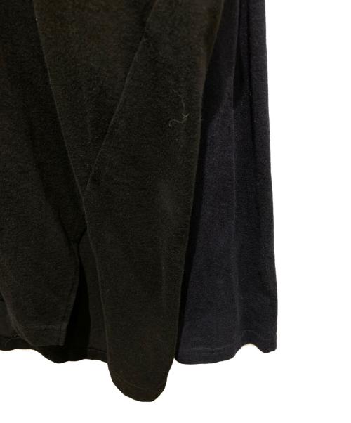 nagonstans（ナゴンスタンス）nagonstans (ナゴンスタンス) 切替カットソー　470GA480-1600 ブルー×ブラック サイズ:Mの古着・服飾アイテム