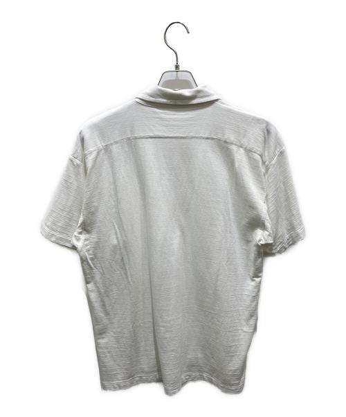 45rpm（45アールピーエム）45rpm (45アールピーエム) ポロシャツ ホワイト サイズ:記載無しの為実寸参照の古着・服飾アイテム