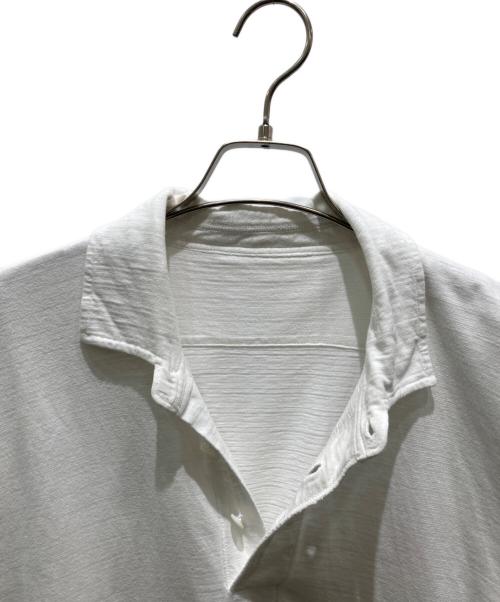 45rpm（45アールピーエム）45rpm (45アールピーエム) ポロシャツ ホワイト サイズ:記載無しの為実寸参照の古着・服飾アイテム