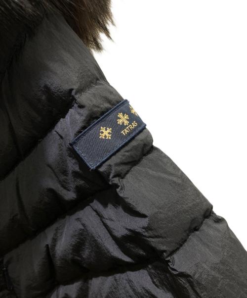 TATRAS（タトラス）TATRAS (タトラス) リバーシブルダウンポンチョ ネイビー×ブラック サイズ:記載なしの為実寸参照の古着・服飾アイテム