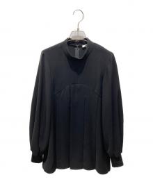 ENFOLD（エンフォルド）の古着「BOX-PLEATS PULLOVER　300GA230-2460」｜ブラック