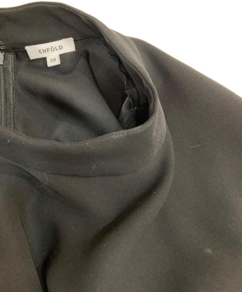 ENFOLD（エンフォルド）ENFOLD (エンフォルド) BOX-PLEATS PULLOVER　300GA230-2460 ブラック サイズ:38の古着・服飾アイテム