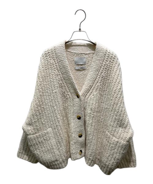 Lauren Manoogian（ローレン マヌージアン）Lauren Manoogian (ローレン マヌージアン) SHAKER カーディガン　23080510001210 ホワイト サイズ:Sの古着・服飾アイテム