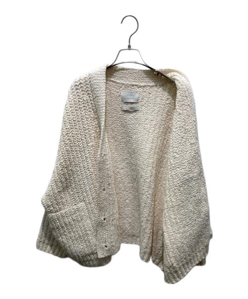 Lauren Manoogian（ローレン マヌージアン）Lauren Manoogian (ローレン マヌージアン) SHAKER カーディガン　23080510001210 ホワイト サイズ:Sの古着・服飾アイテム