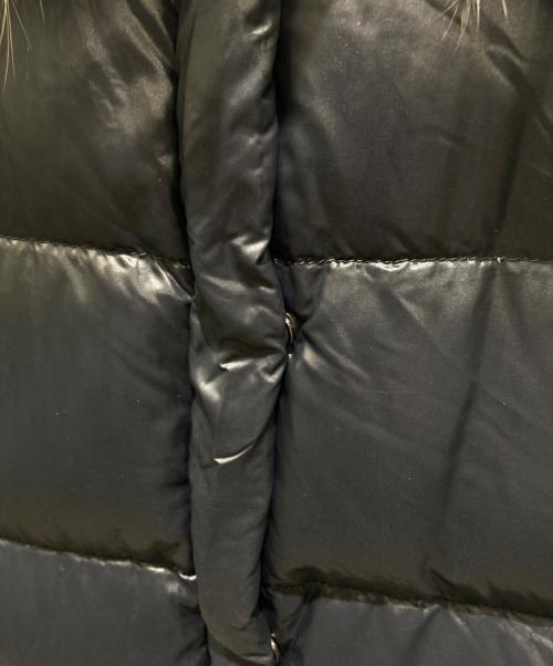 DUVETICA（デュベティカ）DUVETICA (デュベティカ) ファー付きダウンコート ブラック サイズ:38の古着・服飾アイテム