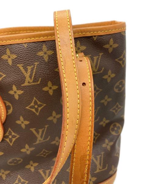 LOUIS VUITTON（ルイ ヴィトン）LOUIS VUITTON (ルイ ヴィトン) ショルダーバッグ　M42238　モノグラム バケットPM　VI0011 ブラウンの古着・服飾アイテム