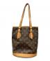 LOUIS VUITTON（ルイ ヴィトン）の古着「ショルダーバッグ　M42238　モノグラム バケットPM　VI0011」｜ブラウン