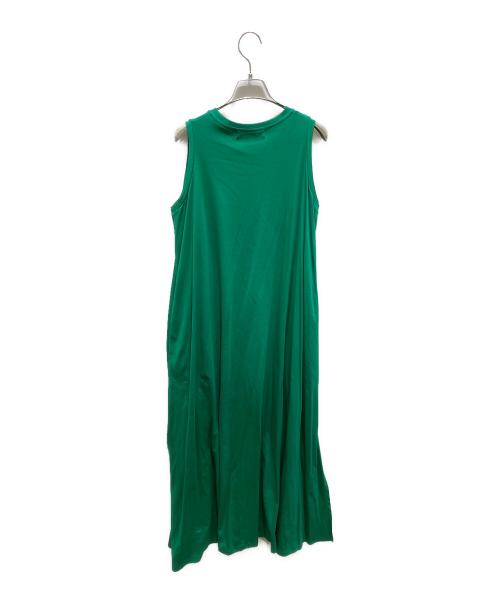 ESTNATION（エストネーション）ESTNATION (エストネーション) Aラインジャージーマキシワンピース　21-109-11-040394 グリーン サイズ:Fの古着・服飾アイテム