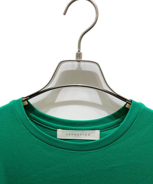 ESTNATION（エストネーション）ESTNATION (エストネーション) Aラインジャージーマキシワンピース　21-109-11-040394 グリーン サイズ:Fの古着・服飾アイテム